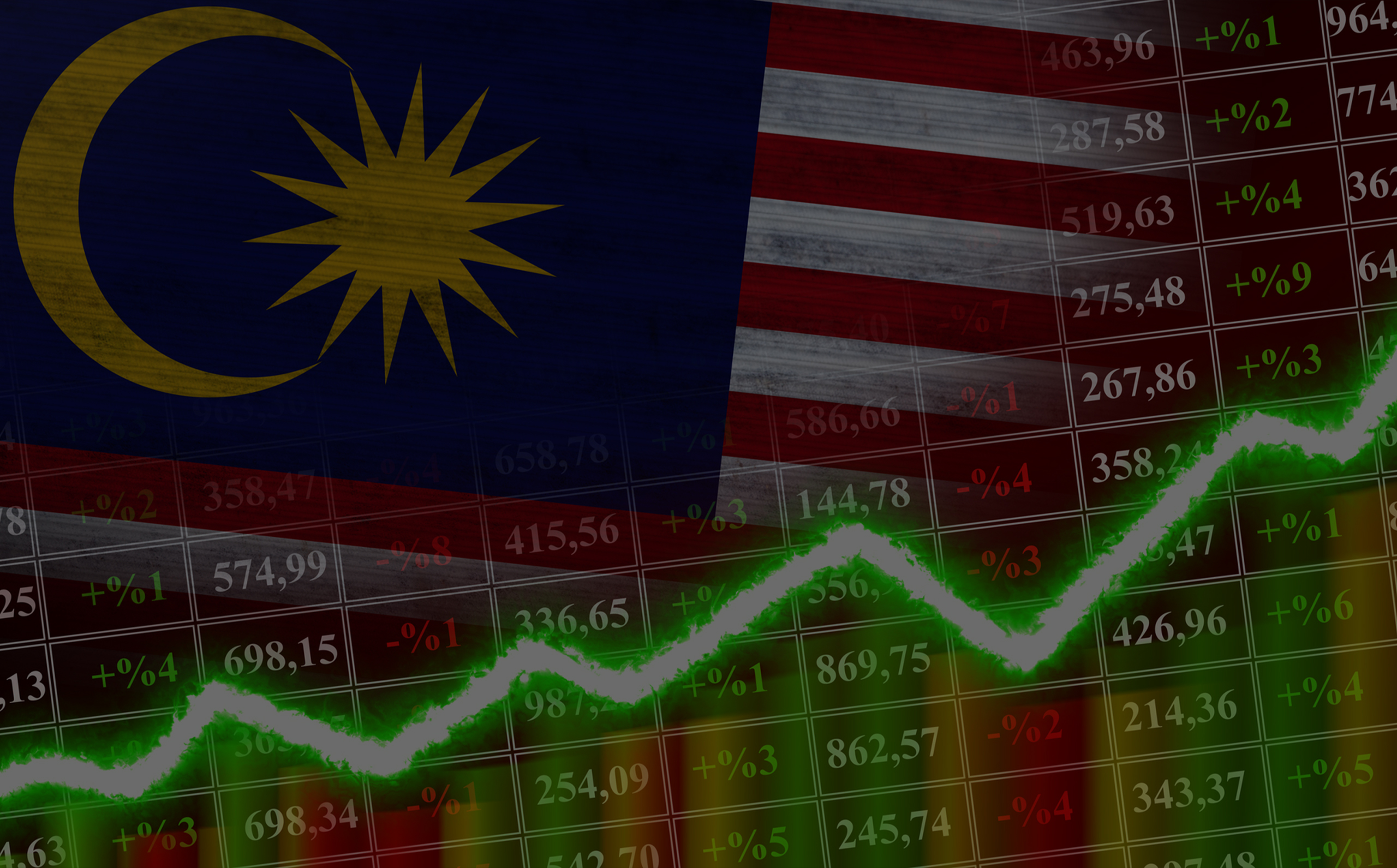 Stocks and charts background